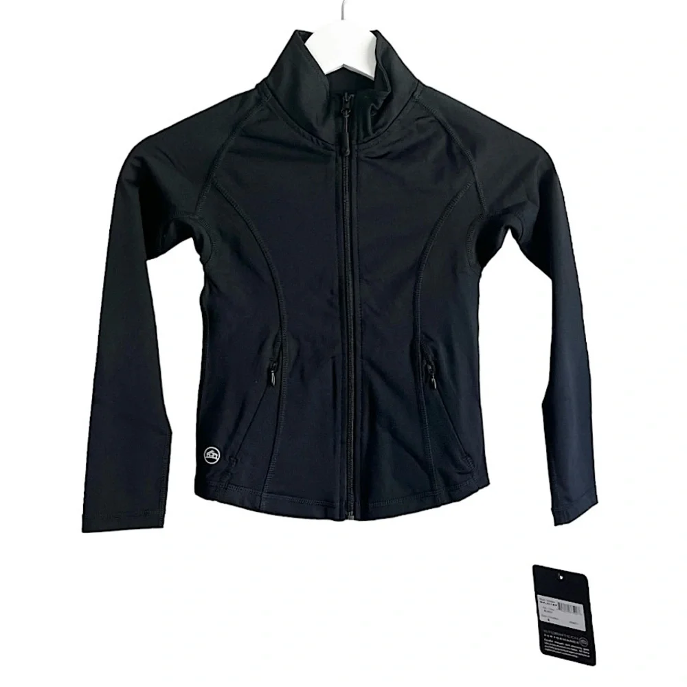 NWT Stormtech Youth‎ Boy's Flex Textured Jacket in Black Size Small